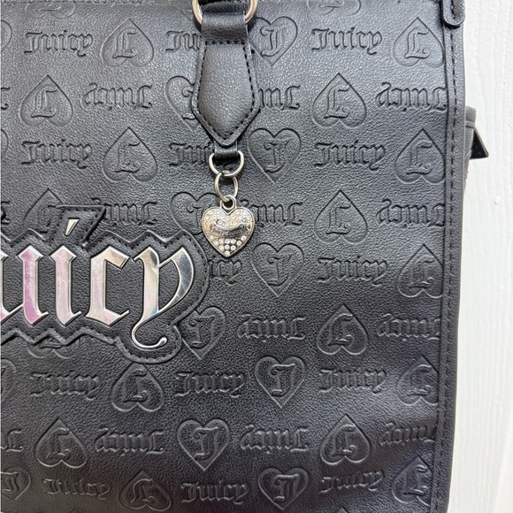 NWT Juicy Couture Upgrade U Tote in Liquorice (Black) - Picture 3 of 8